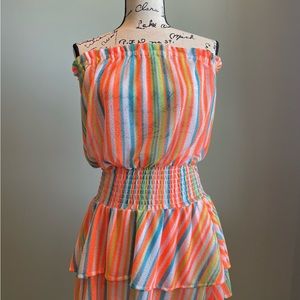 Ramy Brook Mini Striped Swim Cover Up